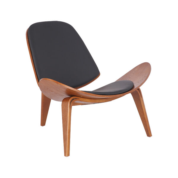 Armchair Vilma pakoworld PU black-walnut 90x73x75cm 106-000015
