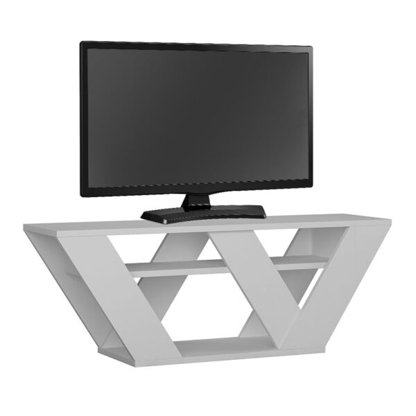 Pipralla pakoworld TV Stand in white color 110x30x40cm 119-001081