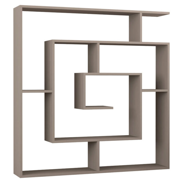 Bookcase Labirent pakoworld mocha 125x22x129 119-001138