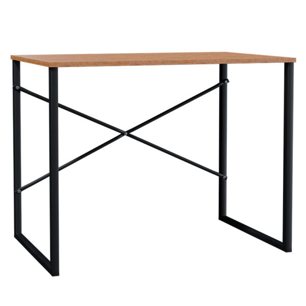 Office desk Zayn pakoworld in black-walnut color 90x60x70åcm 120-000053