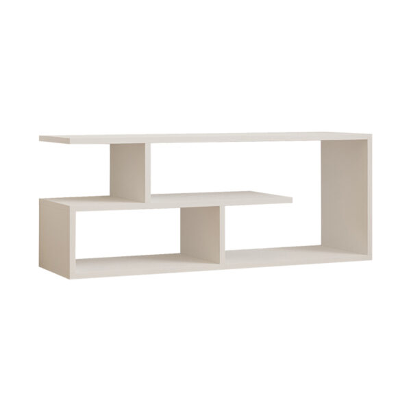 TV Stand Waldo pakoworld white melamine 100x29.5x40cm 120-000172