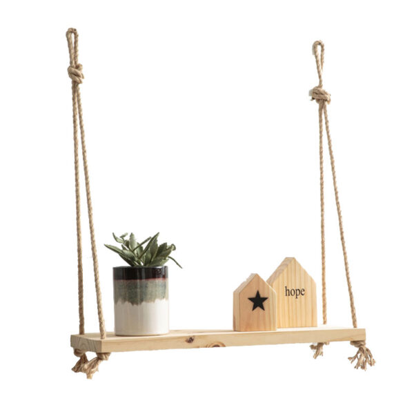 Wall shelf Malbo pakoworld natural color 39x12x43cm 120-000181