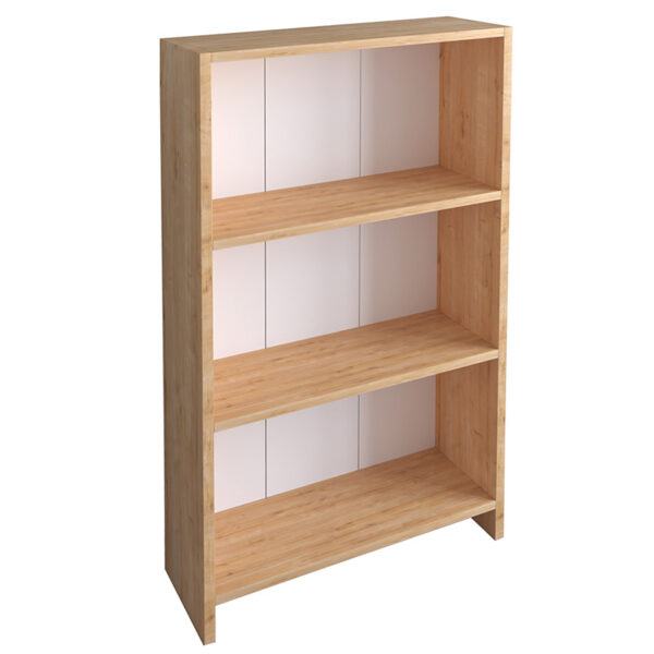 Bookcase Ferma pakoworld sonoma-white 56x20x108cm 120-000255