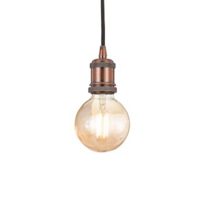 IDEAL LUX Κρεμαστό Φωτιστικό FRIDA 1xE27 Χρώμα Χαλκού - 122106