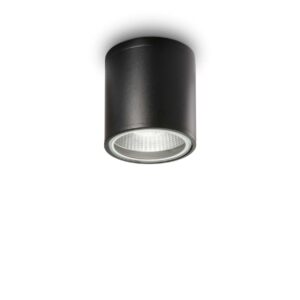 IDEAL LUX Φωτιστικό Σποτ Οροφής Βεράντας GUN 1xGU10 IP44 Μαύρου Χρώματος - 122687