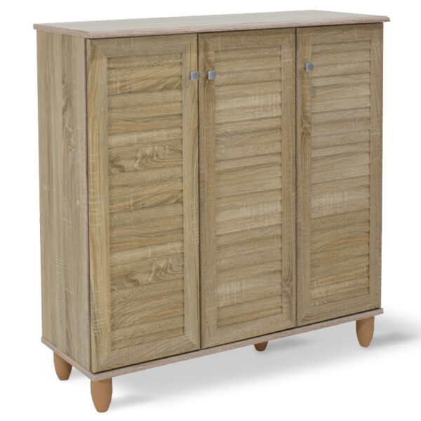 Shoe cabinet SANTÏ pakoworld 16 pairs sonoma 89.5x34.5x91.5 123-000031