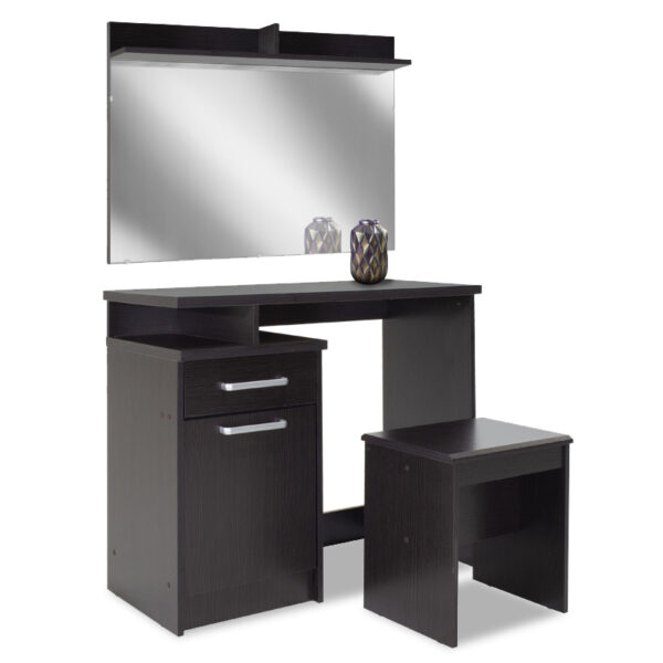 Dressing table with mirror Olympus pakoworld in wenge colour 123-000040