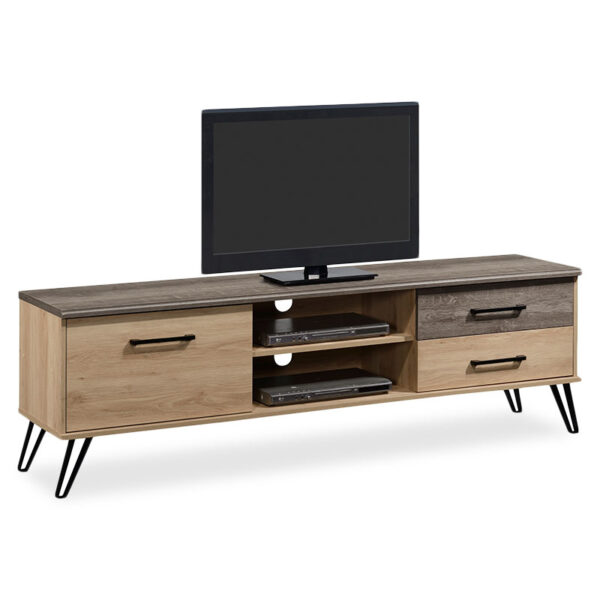 Tv set Bruno pakoworld in viscount - toro color 182x40x56,5cm 123-000095