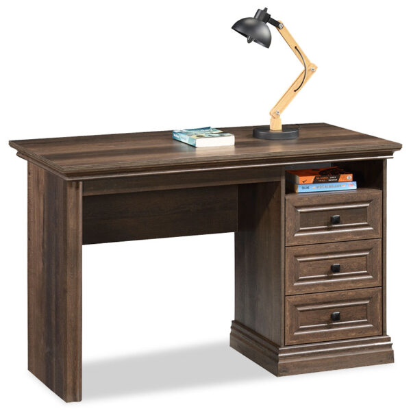Office table Mozart pakoworld with drawers in walnut color 121x60x78cm 123-000124