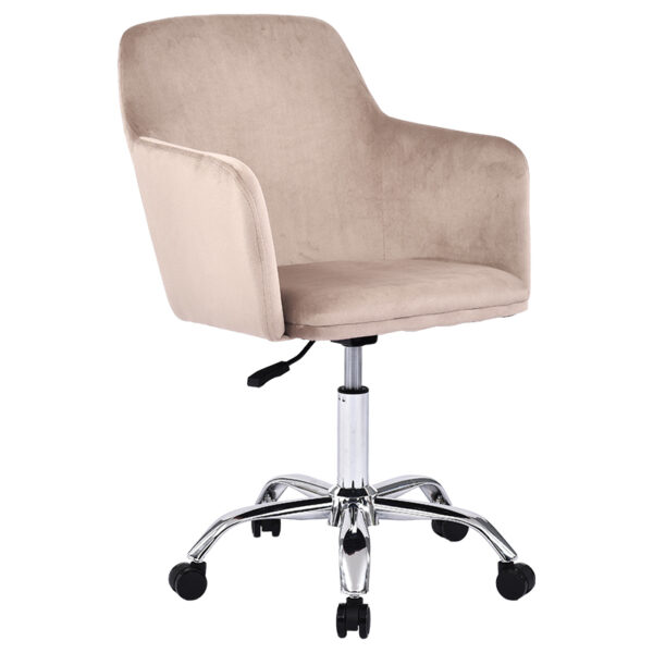 Office chair Xever pakoworld pink velvet 127-000034