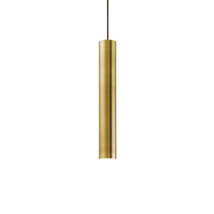 IDEAL LUX Κρεμαστό Φωτιστικό LOOK 1xGU10 Χρυσού Χρώματος - 141794