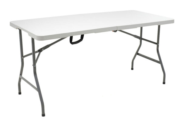 Professional catering table Rodeo pakoworld folding white granite 183x76x74 142-000007
