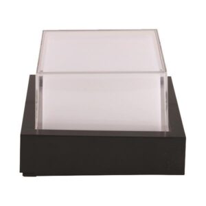 ΑΠΛΙΚΑ ΤΟΙΧΟΥ ΤΕΤΡΑΓΩΝΗ LED 12W 160X160X100 3000K IP65 ΜΑΥΡΗ PRO EUROLAMP - 145-20203