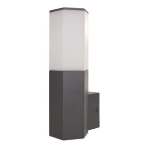 ΑΠΛΙΚΑ ΤΟΙΧΟΥ ΕΞΑΓΩΝΗ Ε27 70X100X250 IP54 ΓΚΡΙ EUROLAMP - 145-20609