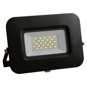 ΠΡΟΒΟΛΕΑΣ LED SMD ΒΑΣΗ 360° PLUS 20W ΜΑΥΡΟΣ IP65 6500K PLUS EUROLAMP - 147-69319