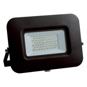 ΠΡΟΒΟΛΕΑΣ LED SMD ΒΑΣΗ 360° PLUS 50W ΜΑΥΡΟΣ IP65 4000K PLUS EUROLAMP -  147-69332