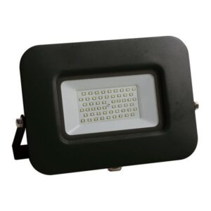 ΠΡΟΒΟΛΕΑΣ LED SMD ΒΑΣΗ 360° PLUS 50W ΜΑΥΡΟΣ IP65 3000K PLUS EUROLAMP - 147-69333