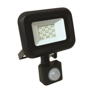ΠΡΟΒΟΛΕΑΣ LED SMD ΜΕ ΠΕΡΙΣΤΡΕΦΟΜΕΝΟ ΑΝΙΧΝΕΥΤΗ ΚΙΝΗΣΗΣ PLUS 10W ΜΑΥΡΟΣ IP44 4000K PLUS EUROLAMP - 147-69631