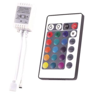 ΑΣΥΡΜΑΤΟ IR CONTROLLER RGB DC 5V/30W 12V/72W 24V/144W EUROLAMP - 147-70601