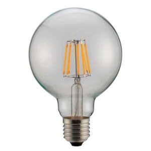 ΛΑΜΠΑ LED ΓΛΟΜΠΟ G95 FILAMENT 8W Ε27 6500K 220-240V DIMMABLE CLEAR EUROLAMP - 147-81436