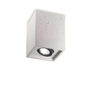 IDEAL LUX Φωτιστικό Οροφής OAK 1xGU10 Χρώμα Τσιμέντου - 150475