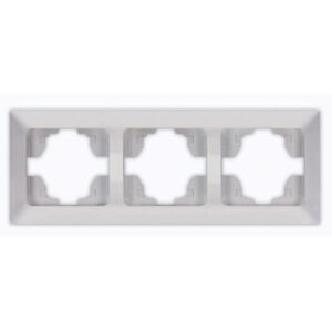 ΠΛΑΙΣΙΟ 3 ΘΕΣΕΩΝ ΝΙΚΕΛ MAT ΟΡΙΖΟΝΤΙΟ EUROLAMP ΝΕAD - 152-12222