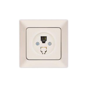 ΠΡΙΖΑ ΤΗΛΕΦΩΝΟΥ MONH RJ 11 ΜΠΕΖ EUROLAMP ΝΕAD - 152-16113
