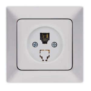ΠΡΙΖΑ ΤΗΛΕΦΩΝΟΥ MONH RJ 11 ΝΙΚΕΛ MAT EUROLAMP ΝΕAD - 152-16213