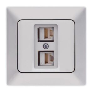 ΠΡΙΖΑ DATA ΔΙΠΛΗ CAT 6 RJ 45 ΝΙΚΕΛ MAT EUROLAMP ΝΕAD - 152-16216