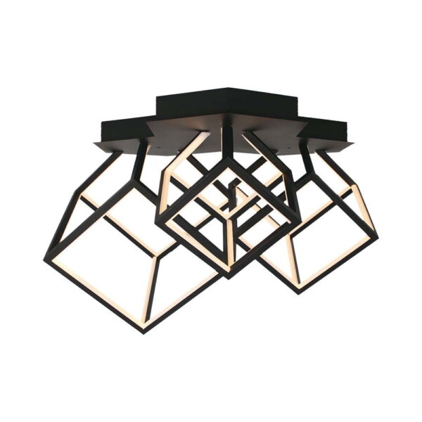 Φωτιστικό οροφής LED 46W 3000K Mαύρο Χρώματος Dimmable V-TAC - 15342