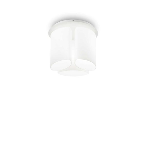 IDEAL LUX Φωτιστικό Οροφής ALMOND 3xE27 Λευκού Χρώματος - 159638