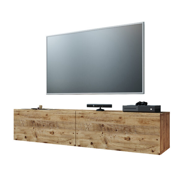 Dello pakoworld wall TV unit oak color 140x31,5x29,5cm 176-000004