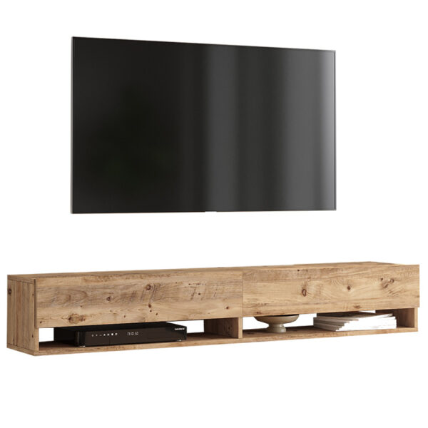 Roscoe pakoworld wall TV unit in color sonoma 180x31.6x29.6cm 176-000061