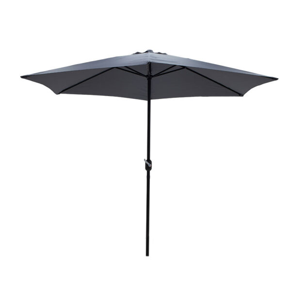 Garden umdrella Beach pakoworld aluminum D3m anthracite 186-000001