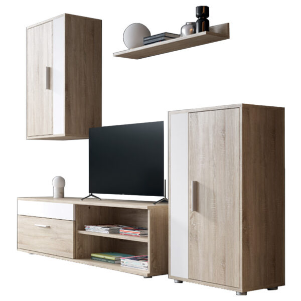 TV unit Zafira pakoworld sonoma-white 190x35x190cm 192-000001