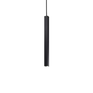 IDEAL LUX Κρεμαστό Φωτιστικό ULTRATHIN LED 11.5W 3000K Μαύρου Χρώματος - 194202