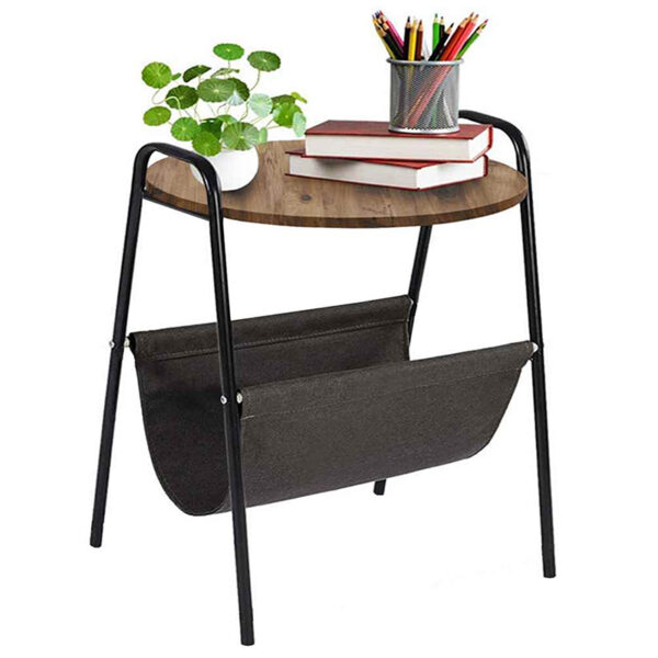 Coffee table Casper pakoworld black-walnut 40x43x60cm 197-000123