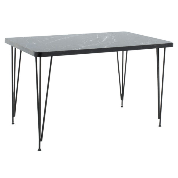 Table Bruce pakoworld black marble-black 120x73x73cm 197-000141