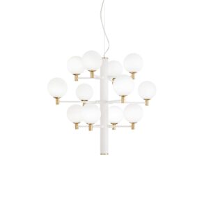 IDEAL LUX Κρεμαστό Φωτιστικό COPERNICO 12xG9 Λευκού Χρώματος - 197302