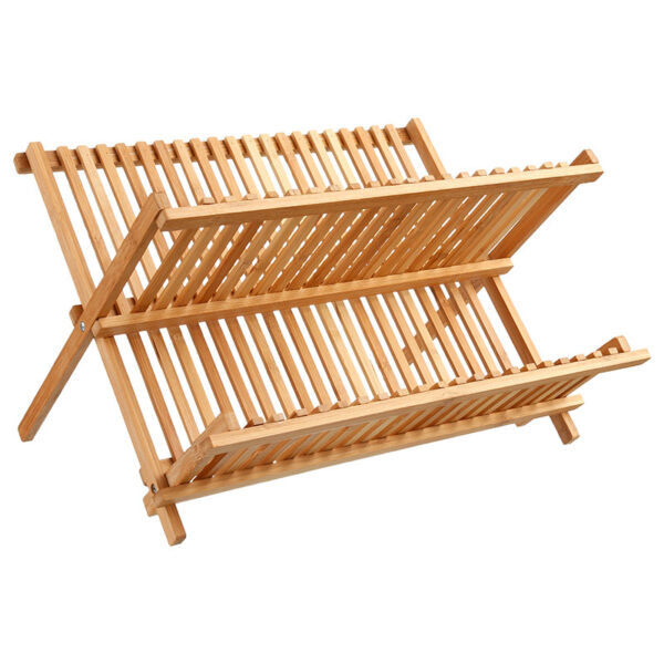 Dish rack Labon pakoworld bamboo natural 42.5x33.5x25.5cm 199-000047