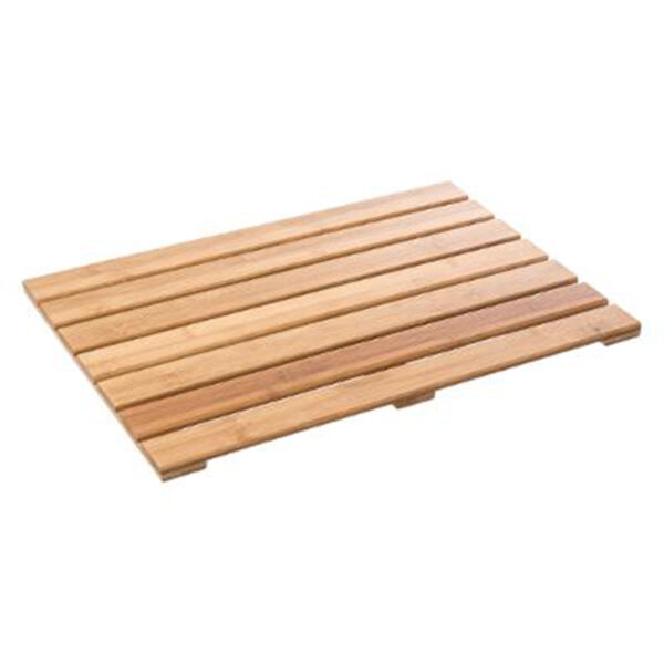 Bath mat Bambou pakoworld bambou in natural color 53x36x2.2cm 199-000052
