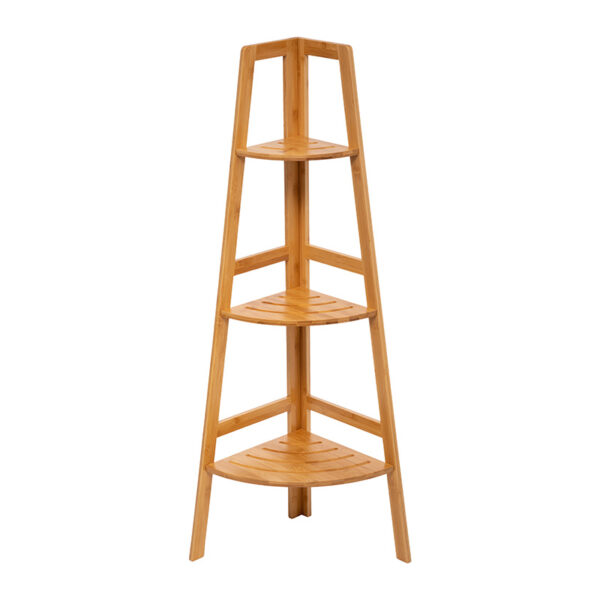 Shelf unit Angle pakoworld corner natural 32x32x103cm 199-000114