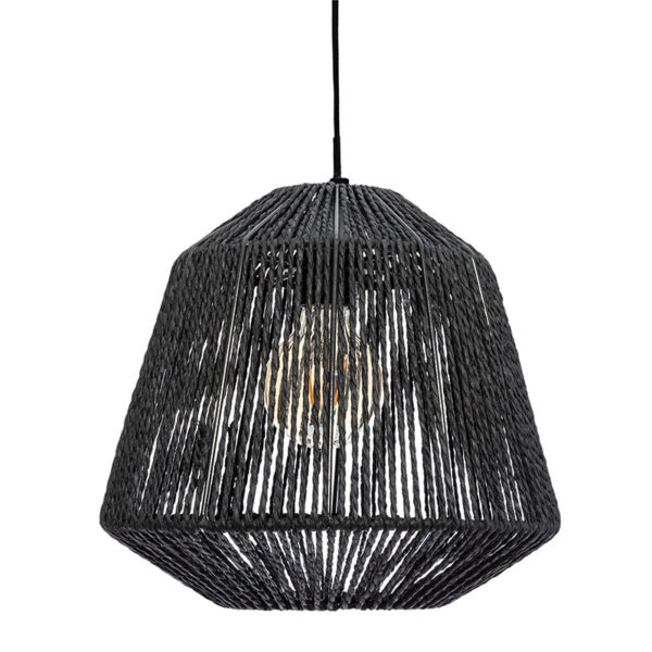 Φωτιστικό οροφής Jily pakoworld μαύρο Φ29x26.8εκ 199-000178