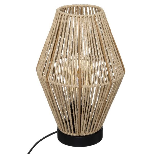 Επιτραπέζιο φωτιστικό PWL-1108 pakoworld Ε27 μπεζ Φ19x32 199-000463