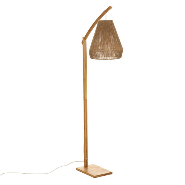 Floor lamp Sean pakoworld E27 60W bamboo beige 52x30x158cm 199-000515