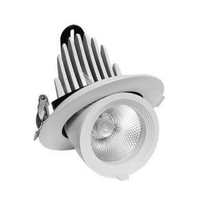 ΣΠΟΤ ΧΩΝΕΥΤΟ ΚΙΝΗΤΗ ΒΑΣΗ 20W Φ110 3CCT ΛΕΥΚΟ EUROLAMP - 145-65022