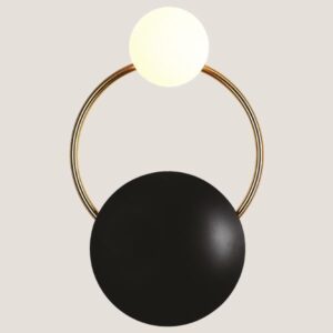 ΑΠΛΙΚΑ ΤΟΙΧΟΥ LED G9*2 3000Κ 26x45 ΧΡΥΣΟ/ΜΑΥΡΟ EUROLAMP 144-55005