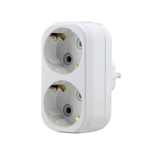 ADAPTOR ΣΟΥΚΟ 2ΠΛΟΣ ΚΑΘΕΤΟ 16Α MAKEL - 2-M10031