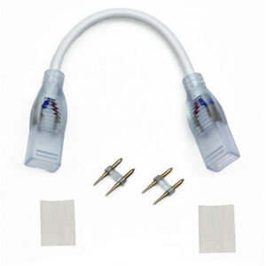 A FLAT ΣΥΝΔΕΣΜΟΣ 2ΚΑΛΩΔΙΩΝ ΓΙΑ TAINIA LED ΜΟΝΟΧΡΩΜΗ UNIVERSE - 2-U009577