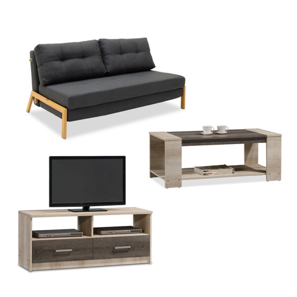 Lounge pakoworld student furniture package set of 3 pcs 200-000728